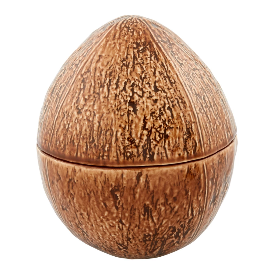 Емкость с крышкой Bordallo Pinheiro Тропические фрукты Кокос 20х25 см, керамика