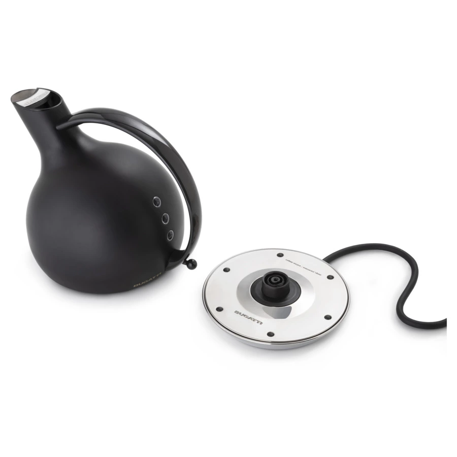 Чайник электрический Bugatti Giulietta 1,2 л, сталь нержавеющая, черный, п/к