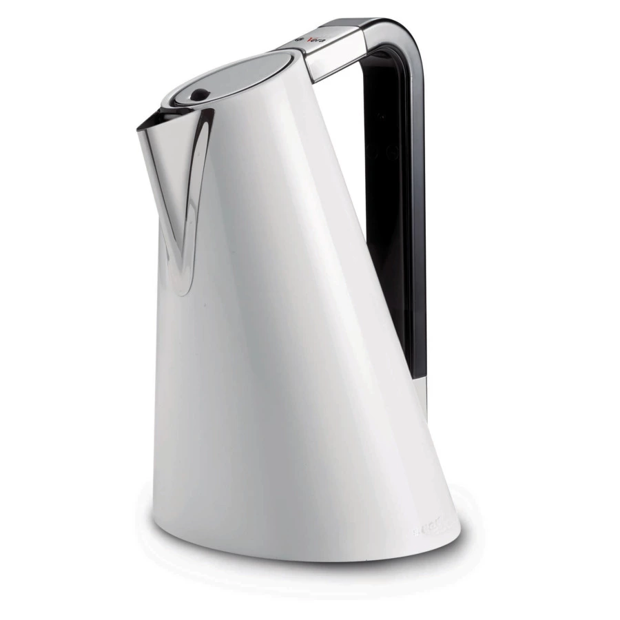 Чайник электрический Bugatti Vera easy 1,7 л, сталь нержавеющая, белый, п/к