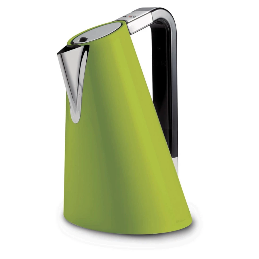 Чайник электрический Bugatti Vera easy 1,7 л, сталь нержавеющая, зеленый, п/к