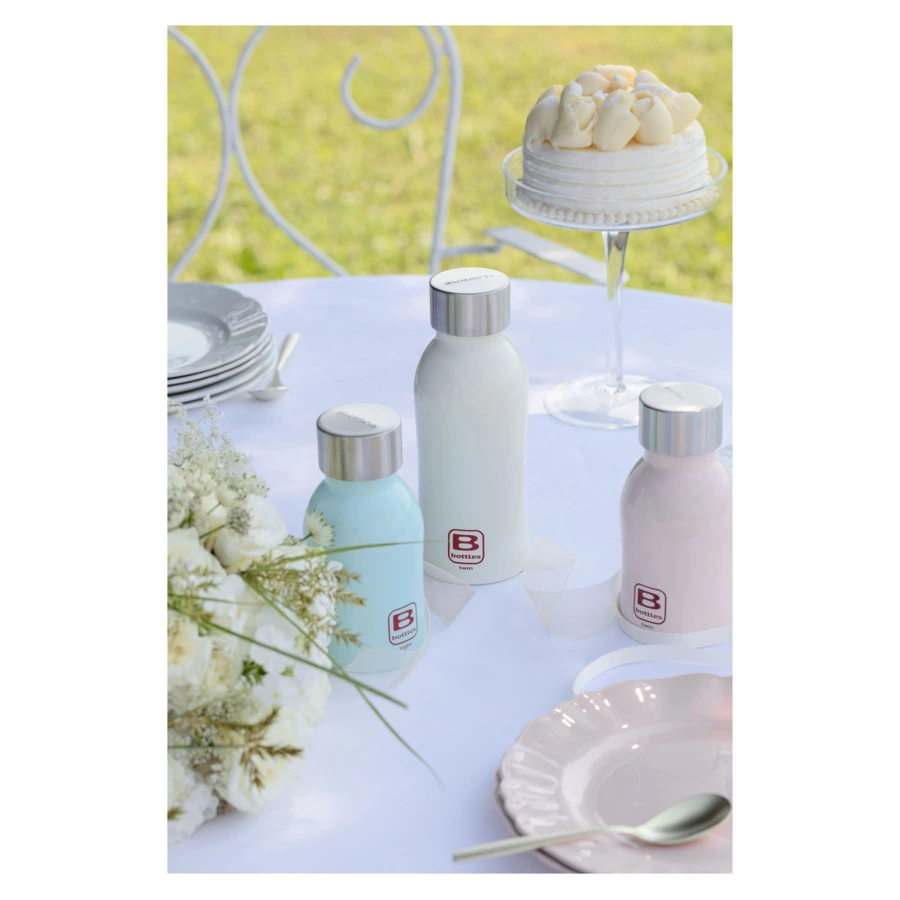 Термос с крышкой Bugatti Twin 350 мл, сталь нержавеющая, салатовый, п/к