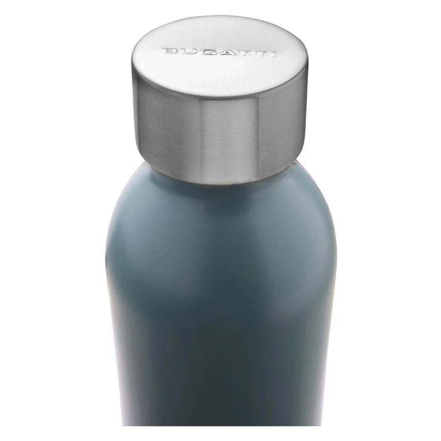 Термос с крышкой Bugatti Twin 350 мл, сталь нержавеющая, бирюзово-голубой, п/к