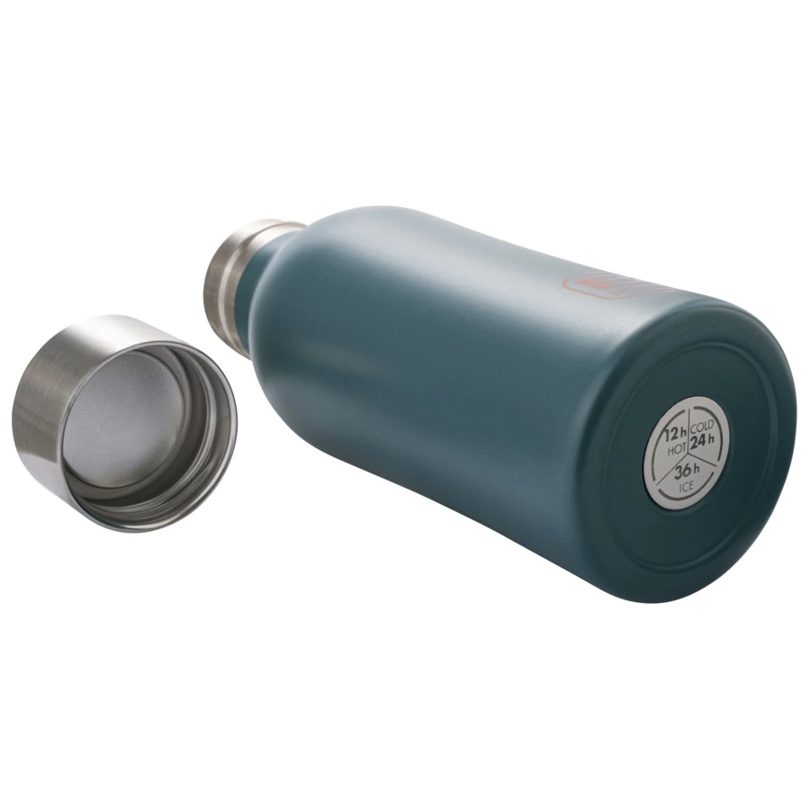 Термос с крышкой Bugatti Twin 350 мл, сталь нержавеющая, бирюзово-голубой, п/к