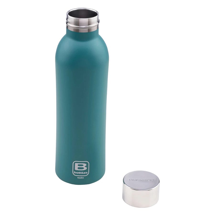 Термос с крышкой Bugatti Twin 500 мл, сталь нержавеющая, фисташковый, п/к