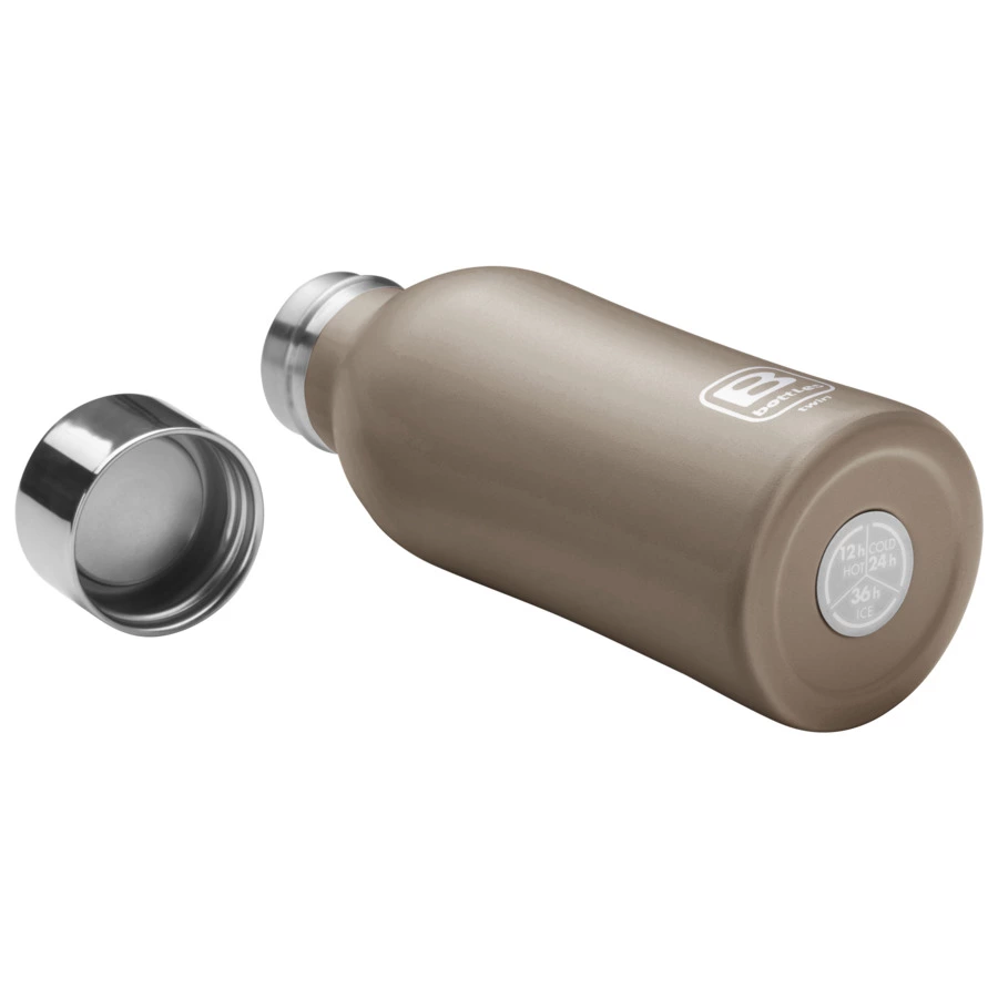 Термос с крышкой Bugatti Twin 350 мл, сталь нержавеющая, коричневый, п/к