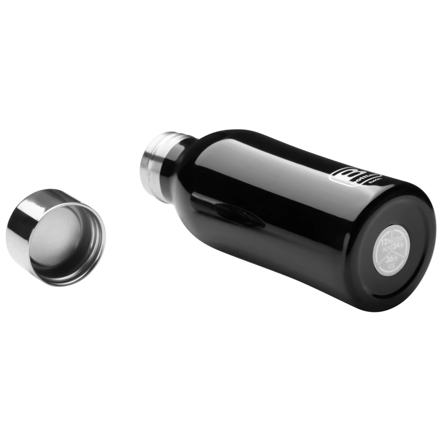 Термос с крышкой Bugatti Twin 350 мл, сталь нержавеющая, черный, п/к