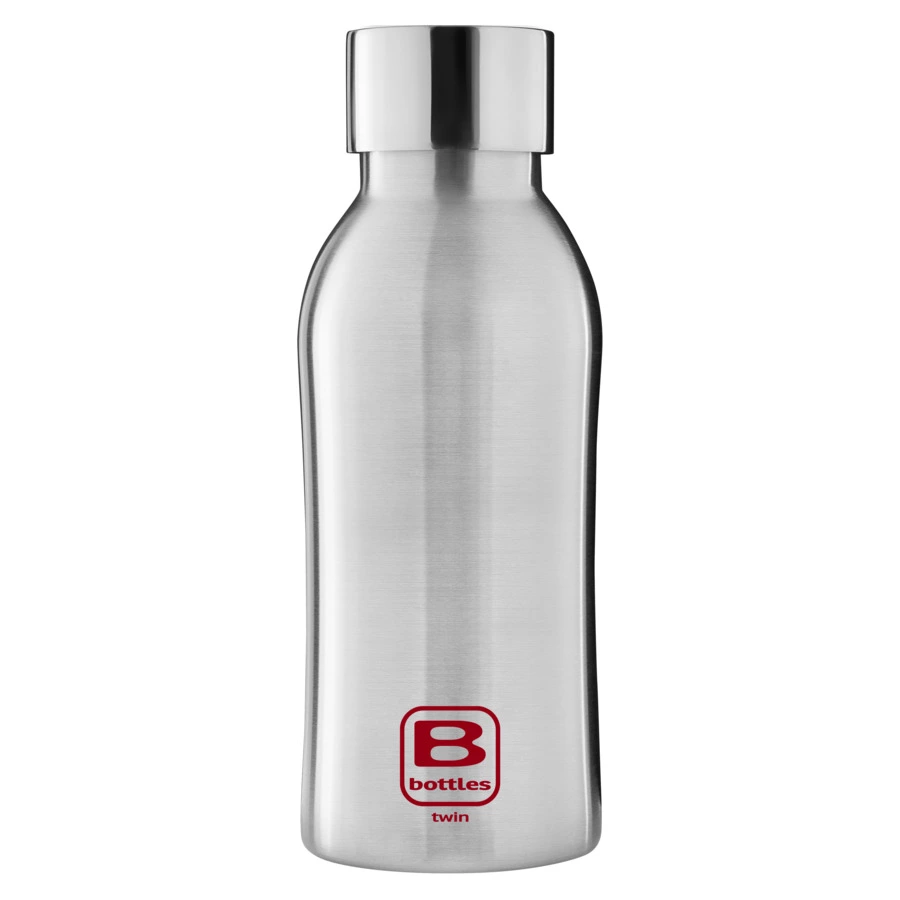 Термос с крышкой Bugatti Twin 350 мл, сталь нержавеющая, стальной, п/к