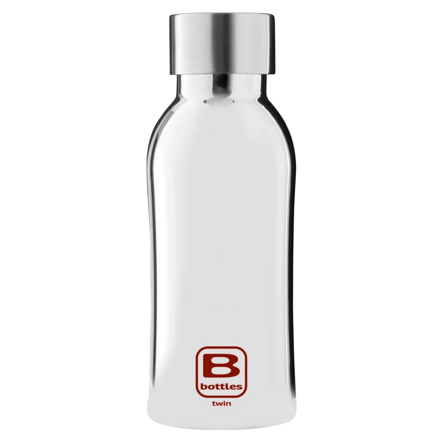 Термос с крышкой Bugatti Twin LUX 350 мл, сталь нержавеющая, серебристый, п/к