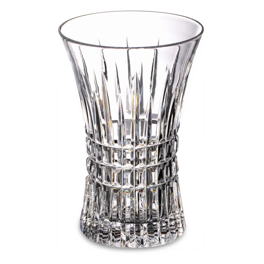 Стакан для воды ГХЗ Стройный с рисунком Медовый спас 190 мл, хрусталь