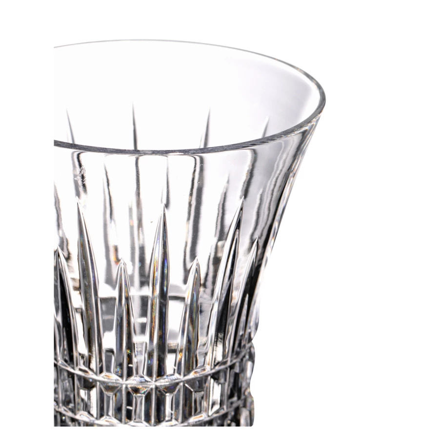 Стакан для воды ГХЗ Стройный с рисунком Медовый спас 190 мл, хрусталь