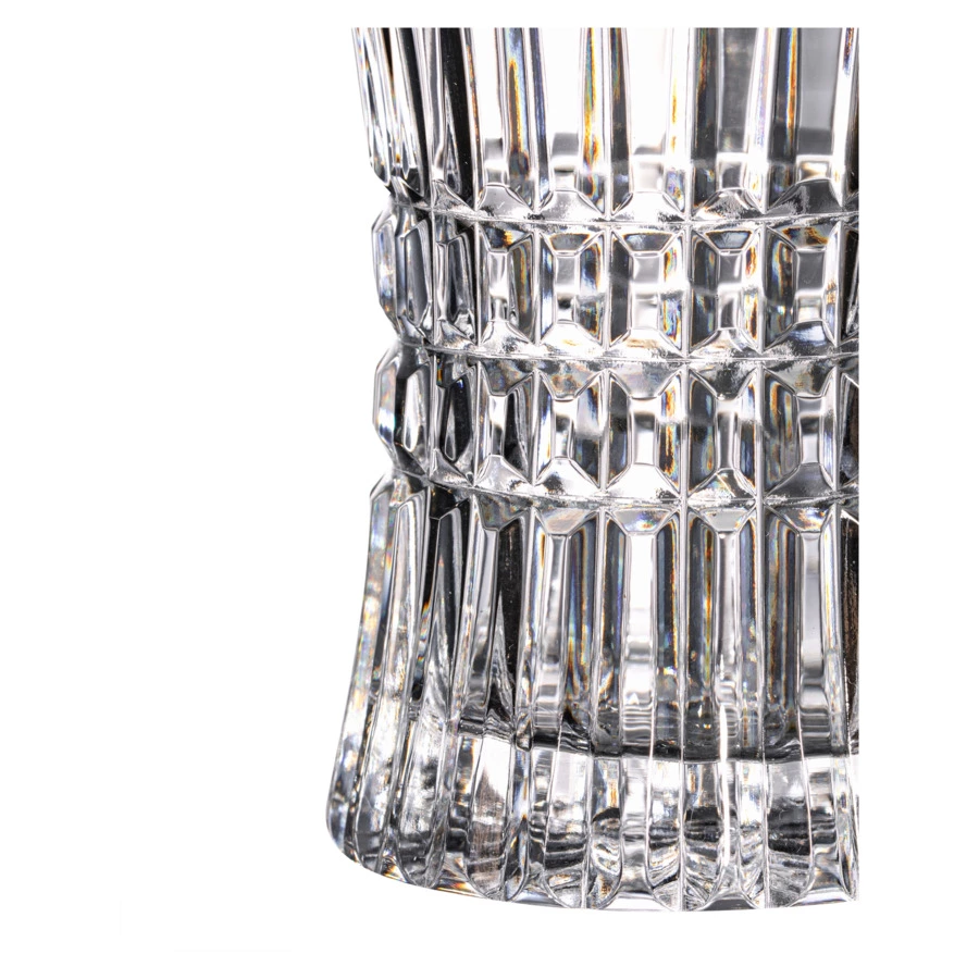 Стакан для воды ГХЗ Стройный с рисунком Медовый спас 190 мл, хрусталь