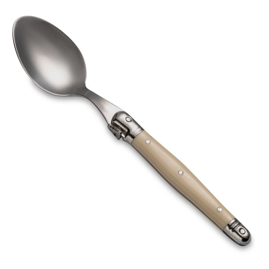 Набор столовых приборов ANDRE VERDIER Laguiole Essentiel Debutant на 6 персон 24 предмета, белый,п/к