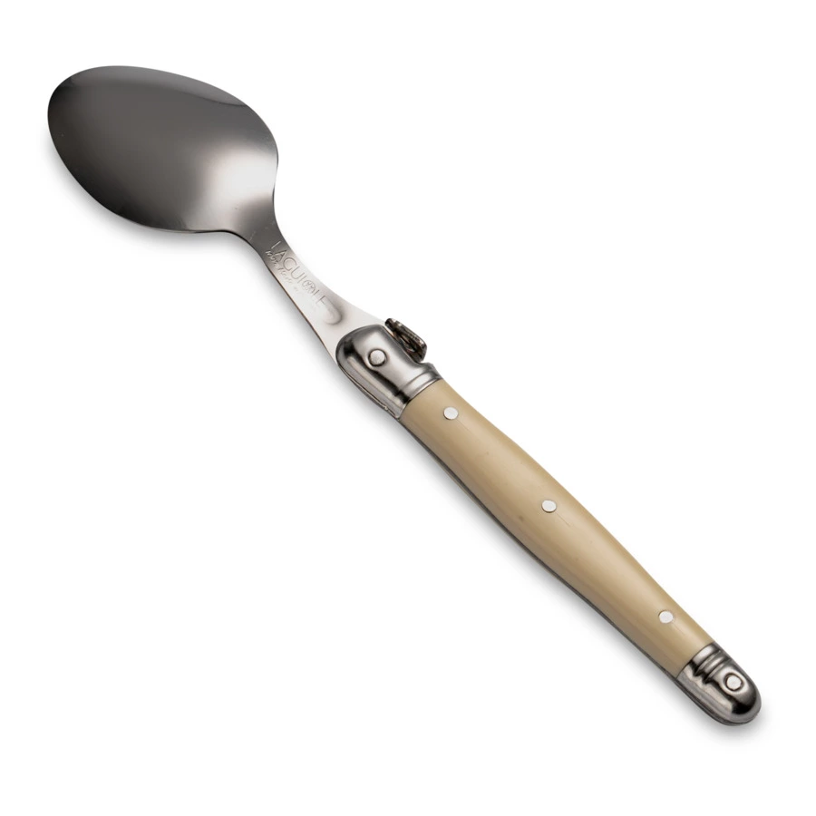 Набор столовых приборов ANDRE VERDIER Laguiole Essentiel Debutant на 6 персон 24 предмета, белый,п/к