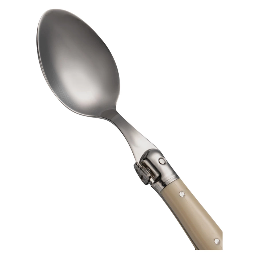 Набор столовых приборов ANDRE VERDIER Laguiole Essentiel Debutant на 6 персон 24 предмета, белый,п/к