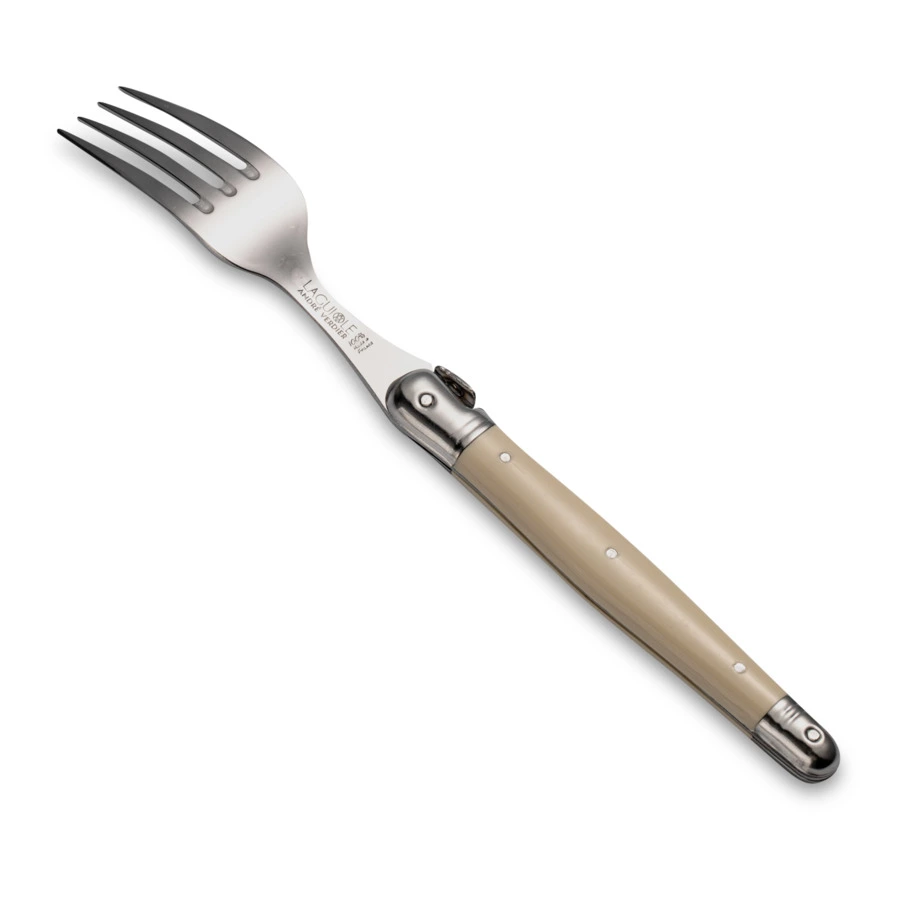 Набор столовых приборов ANDRE VERDIER Laguiole Essentiel Debutant на 6 персон 24 предмета, белый,п/к