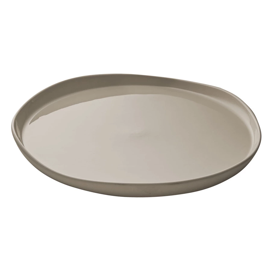 Тарелка обеденная Degrenne Brume Taupe 26 см, керамика, бежевая