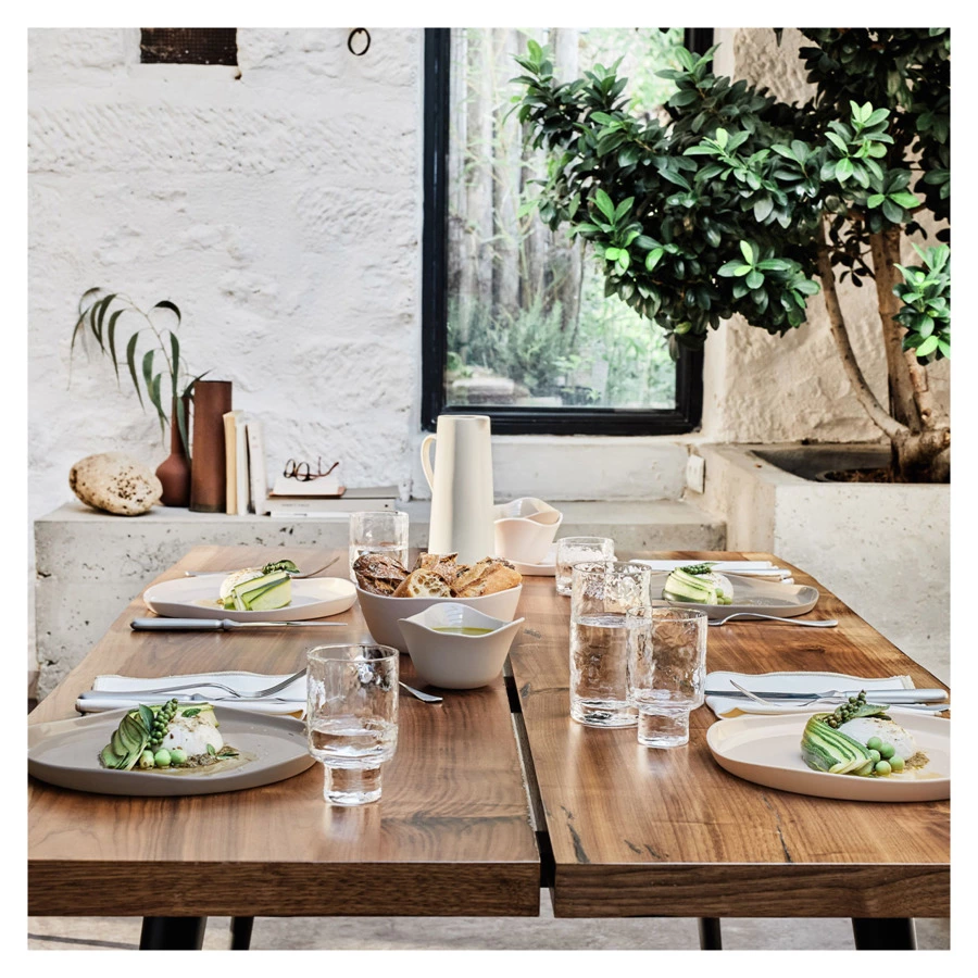 Тарелка обеденная Degrenne Brume Taupe 26 см, керамика, бежевая