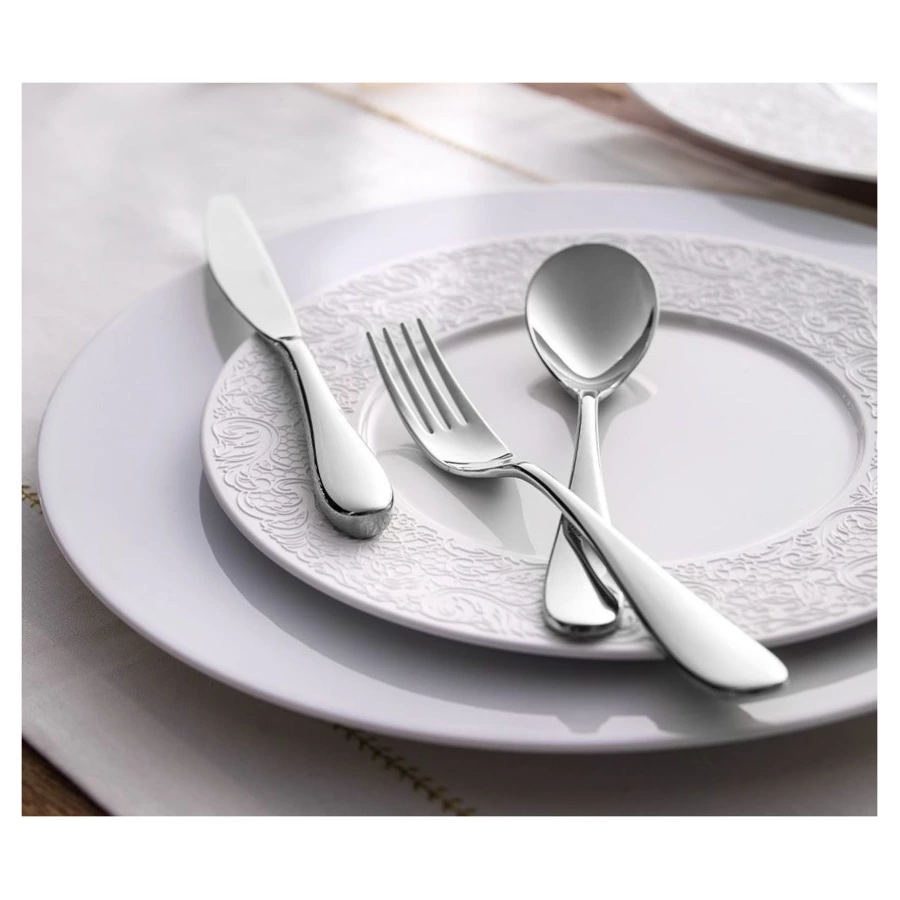 Блюдце кофейное Degrenne L Couture 12,6 см, фарфор твердый, белое