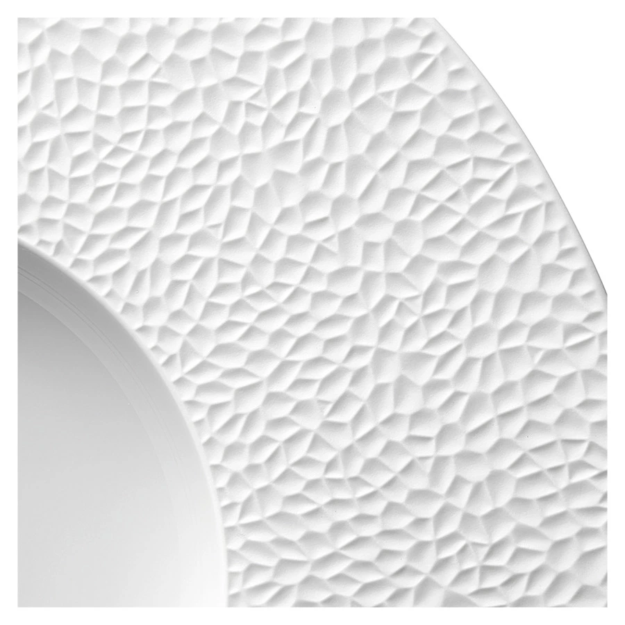 Блюдо Degrenne Boreal L Fragments 30 см, фарфор твердый, белое