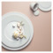Тарелка закусочная Degrenne L Perles De Rosee 24 см, фарфор твердый, белая