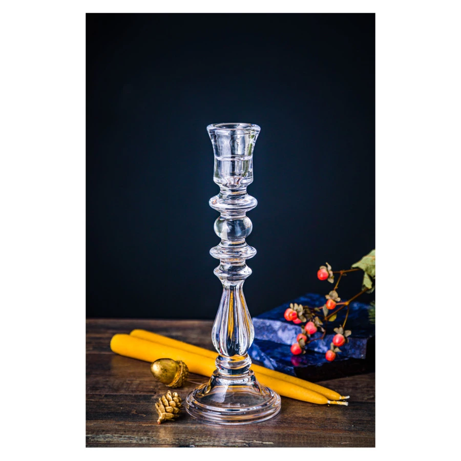 Подсвечник Decor de table Home Ле Прованс 30 см, стекло