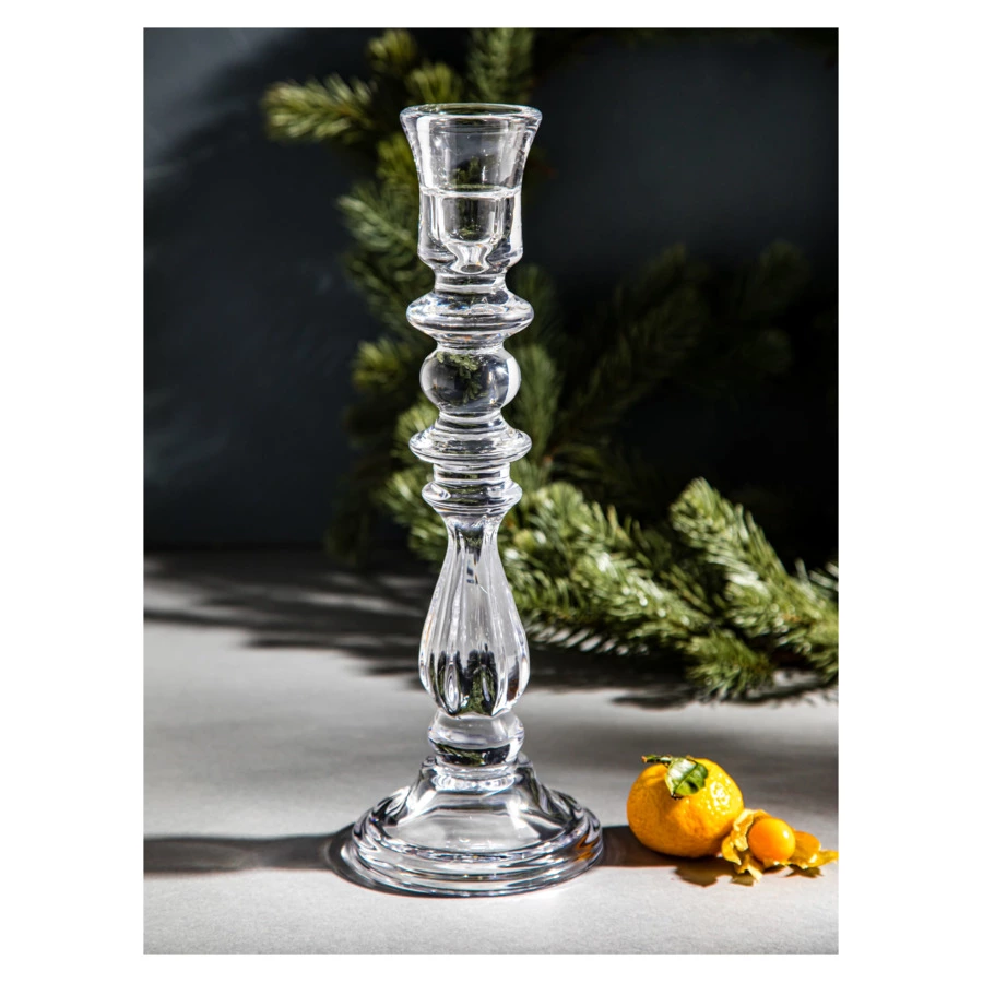 Подсвечник Decor de table Home Ле Прованс 30 см, стекло