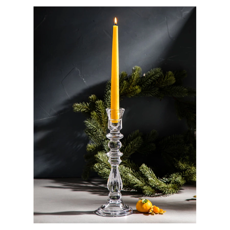 Подсвечник Decor de table Home Ле Прованс 30 см, стекло