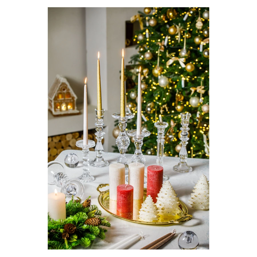 Подсвечник Decor de table Home Ле Прованс 30 см, стекло