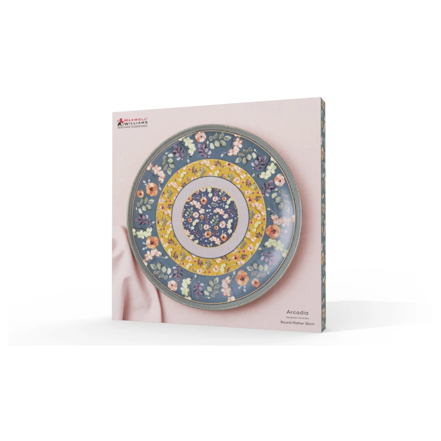 Блюдо круглое Maxwell & Williams Arcadia 36 см, керамика, п/к