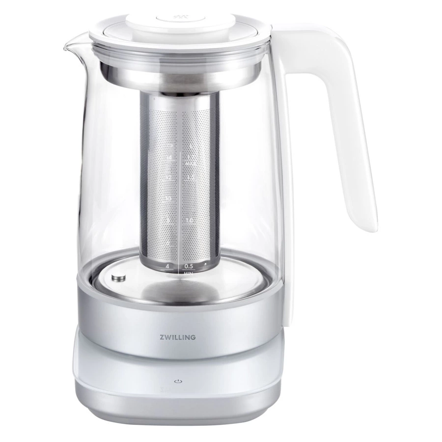 Чайник электрический Zwilling Enfinigy, стеклянный, белый, п/к