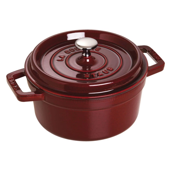 Кокот Staub La Cocotte 22 см, 2,6 л, чугун, гранатовый, п/к