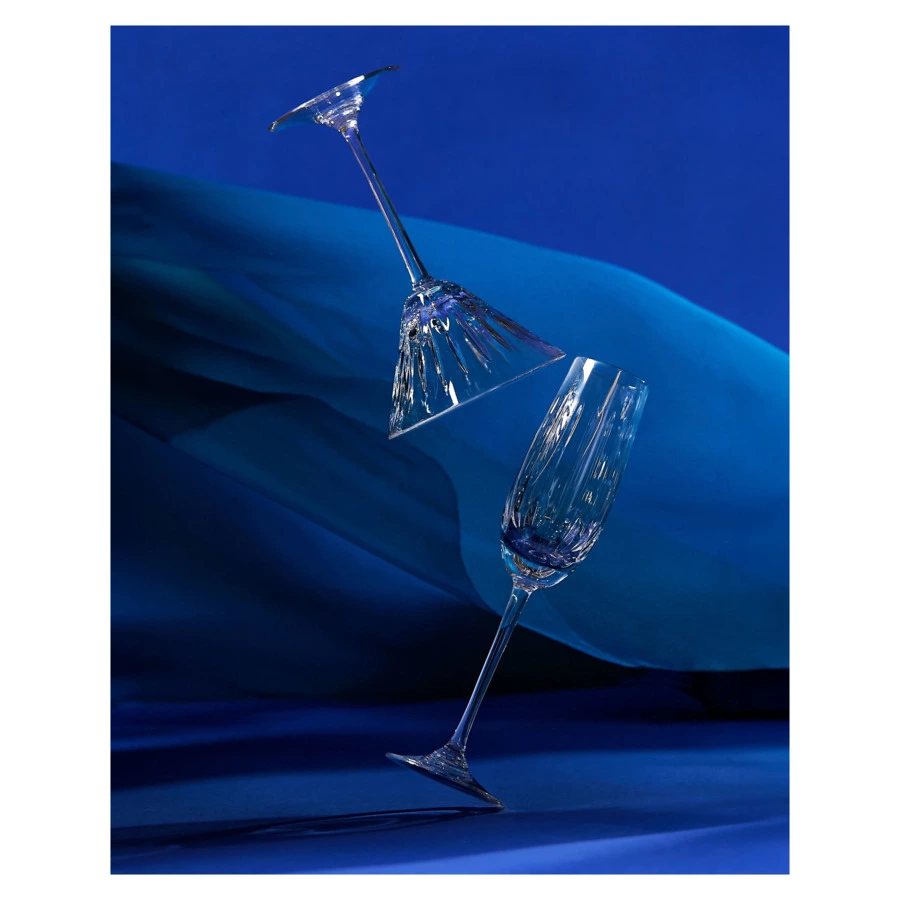 Набор фужеров для шампанского Decor de table Флоранс 160 мл, 2 шт, хрусталь