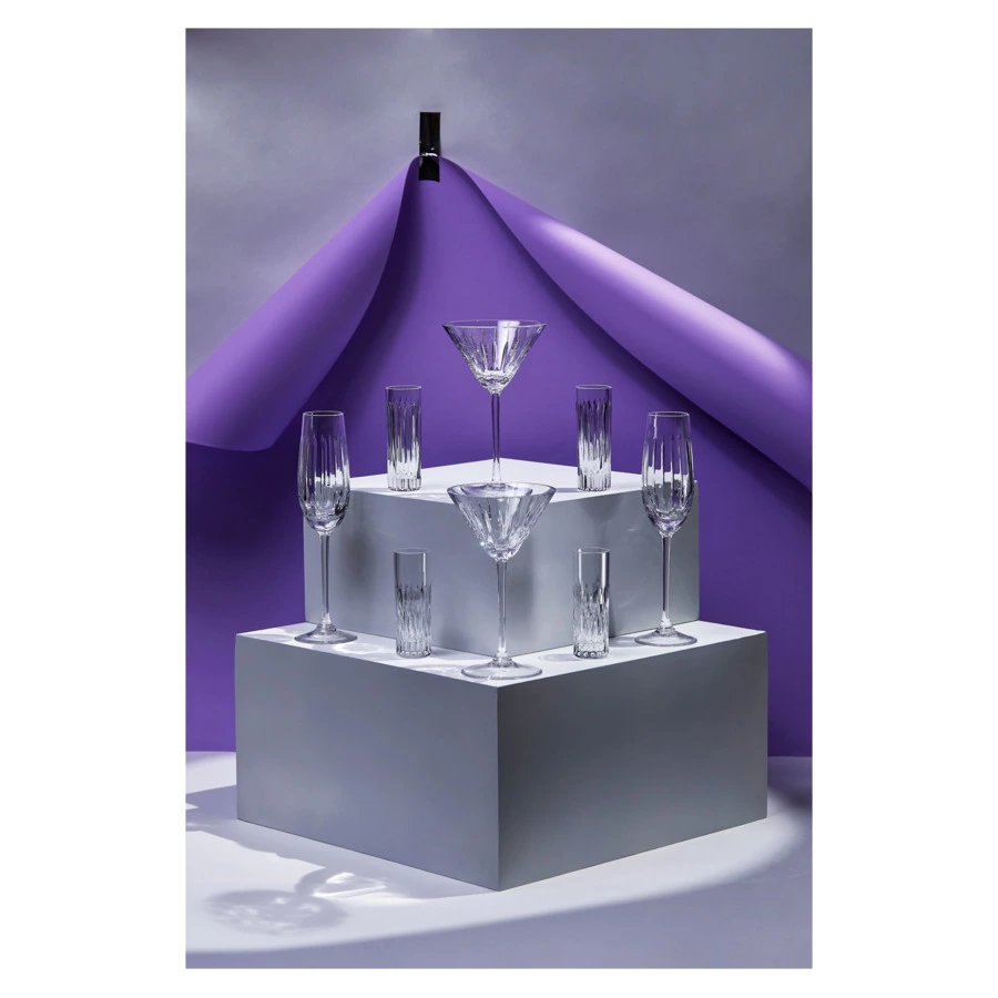 Набор фужеров для шампанского Decor de table Флоранс 160 мл, 2 шт, хрусталь