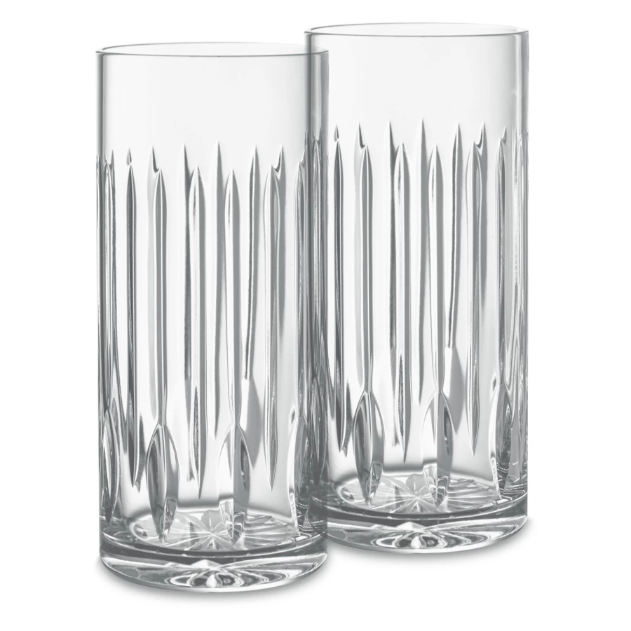 Набор стаканов для воды Decor de table Флоранс 350 мл, 2 шт, хрусталь, п/к