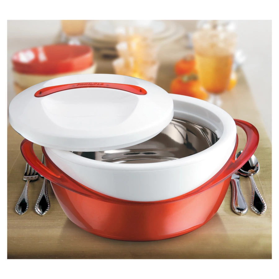 Термокастрюля Pinnacle 3,5 л, красный металлик