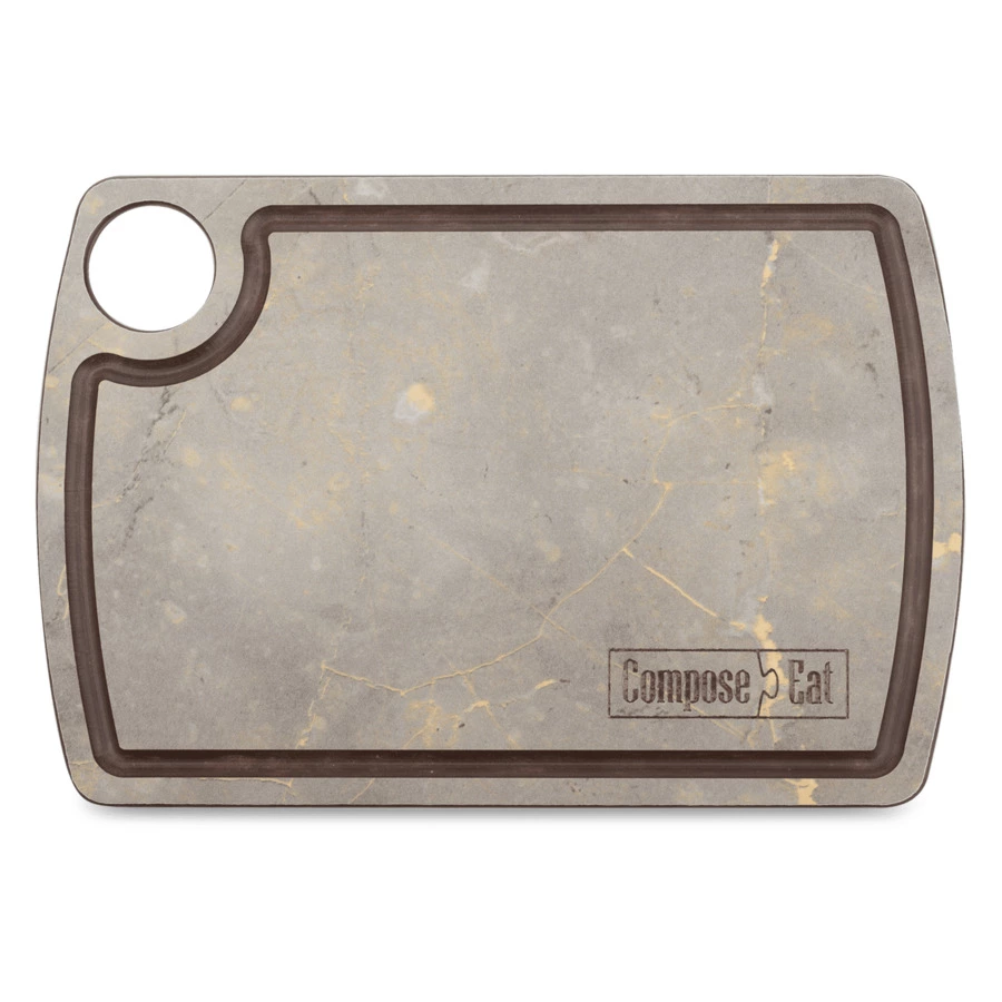 Доска разделочная ComposeEat Fashion 22х15 см, композит, серая