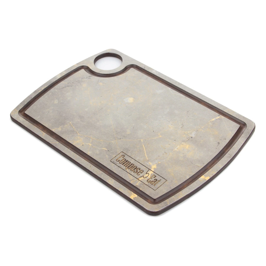 Доска разделочная ComposeEat Fashion 22х15 см, композит, серая