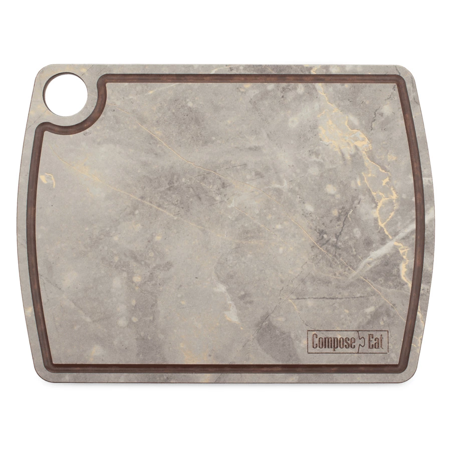 Доска разделочная ComposeEat Fashion 22х29 см, композит, серая