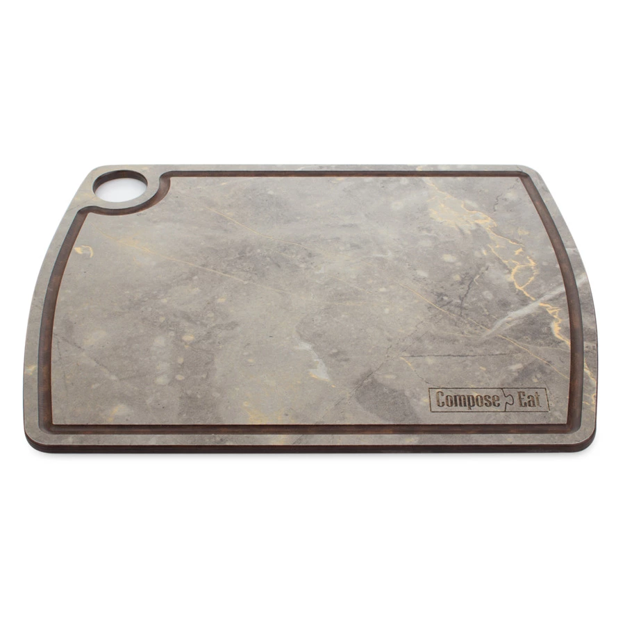 Доска разделочная ComposeEat Fashion 22х29 см, композит, серая