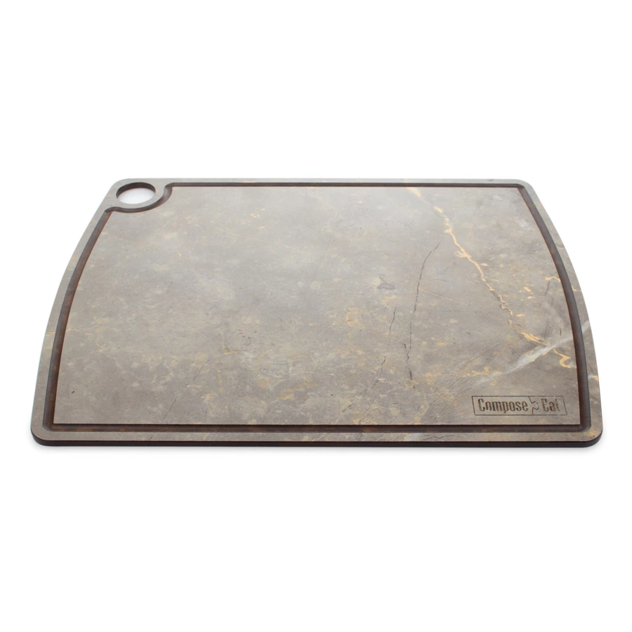 Доска разделочная ComposeEat Fashion 36х28 см, композит, серая