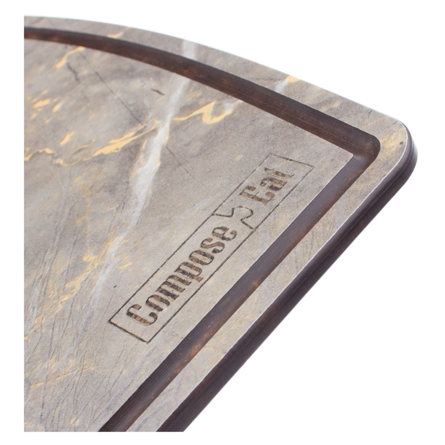 Доска разделочная ComposeEat Fashion 36х28 см, композит, серая