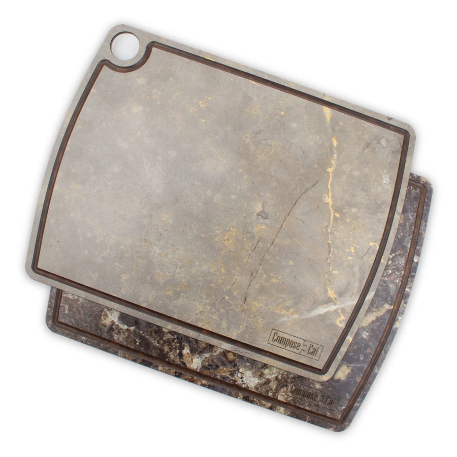 Доска разделочная ComposeEat Fashion 36х28 см, композит, серая