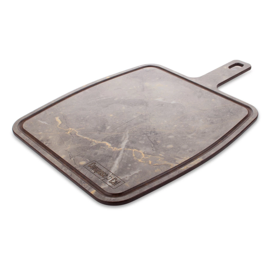 Доска разделочная ComposeEat Fashion 36х25 см, композит, серая