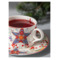 Набор эгоист Mix&Match Home Счастливая Звезда, чайник 300 мл, чашка чайная 200 мл, блюдце 16 см