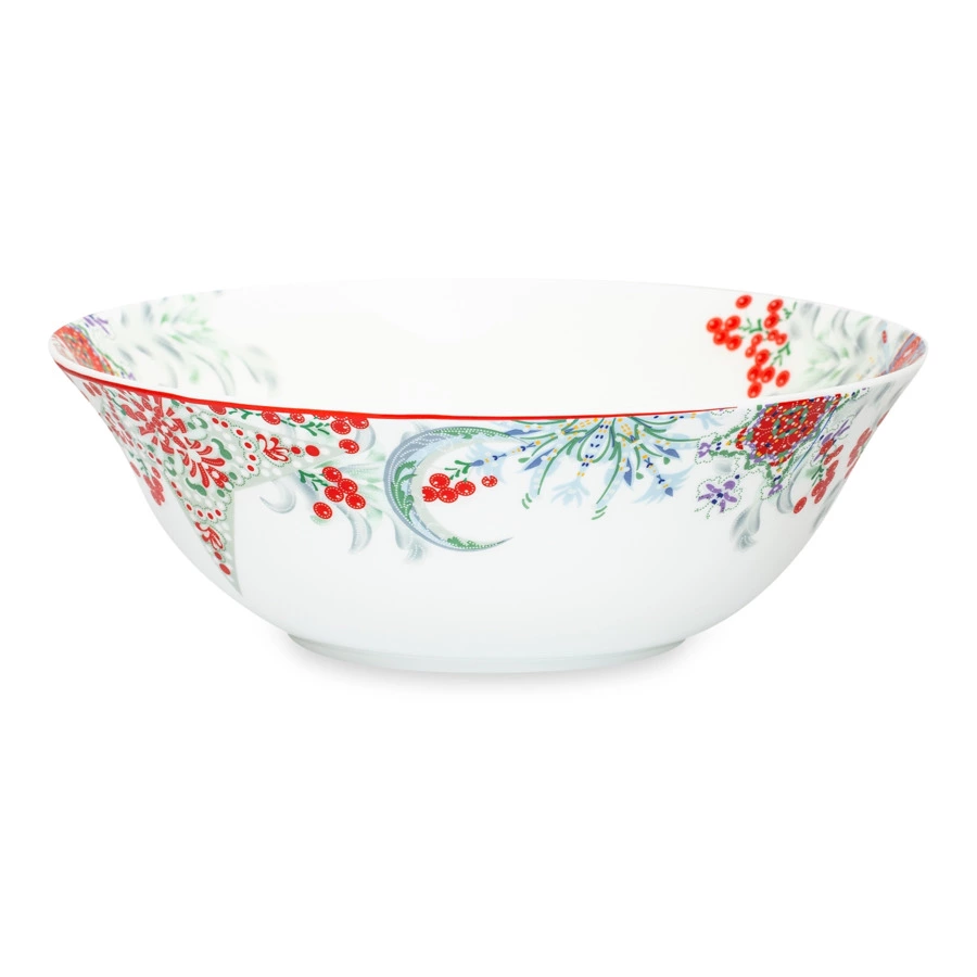 Салатник круглый Mix&Match Home Счастливая Звезда 24 см, фарфор