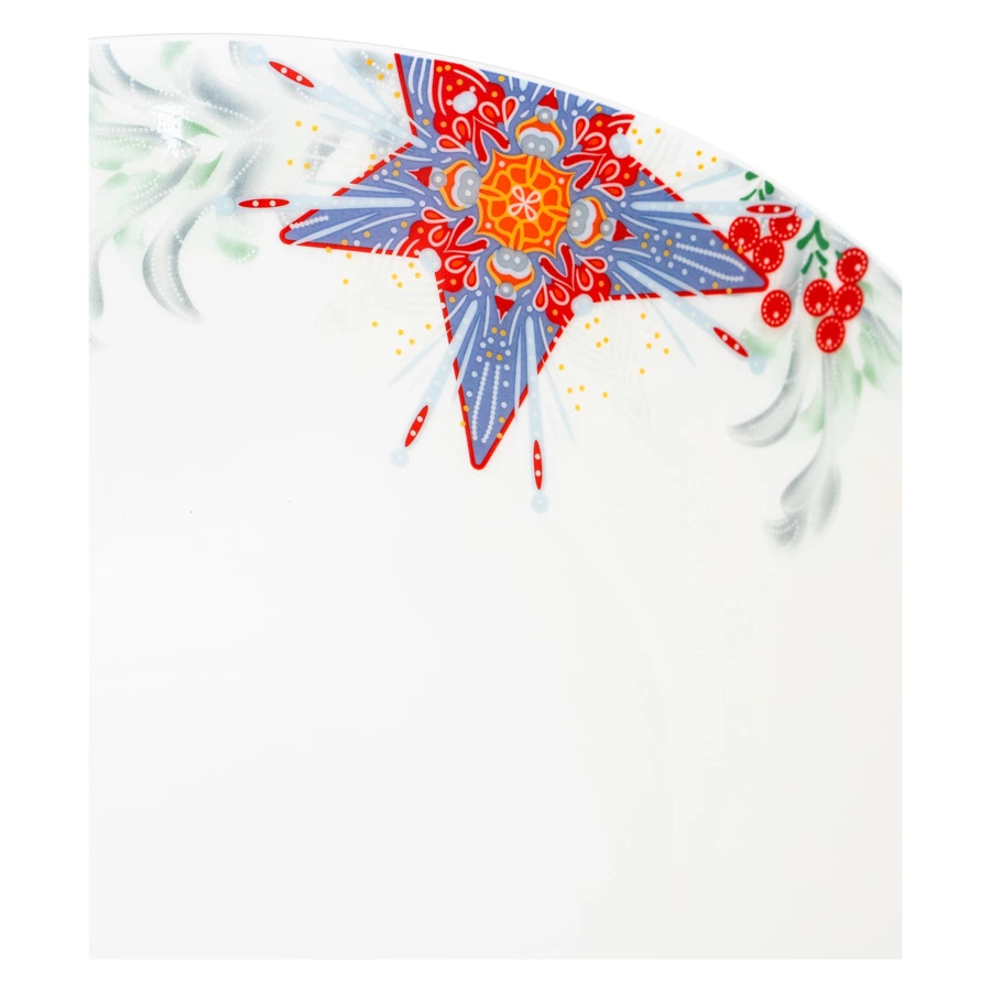 Салатник круглый Mix&Match Home Счастливая Звезда 24 см, фарфор