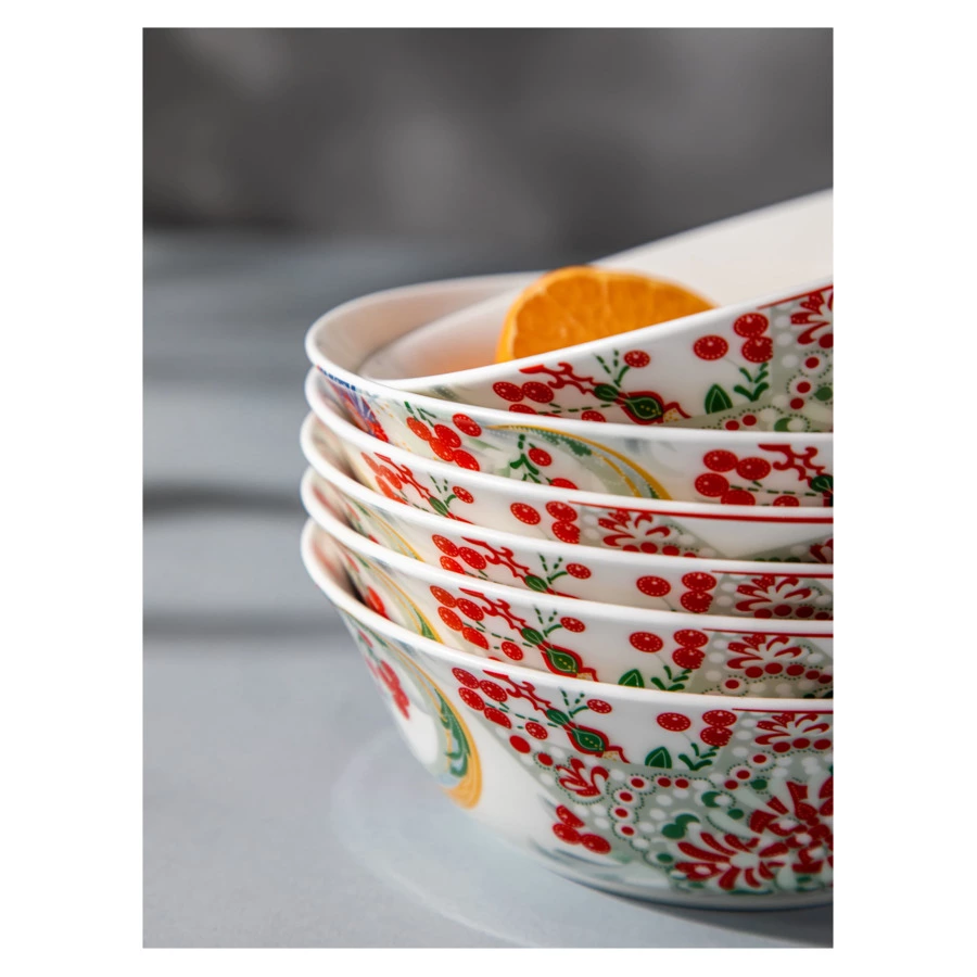 Набор салатников порционных Mix&Match Home Счастливая Звезда 15 см, 6 шт, фарфор