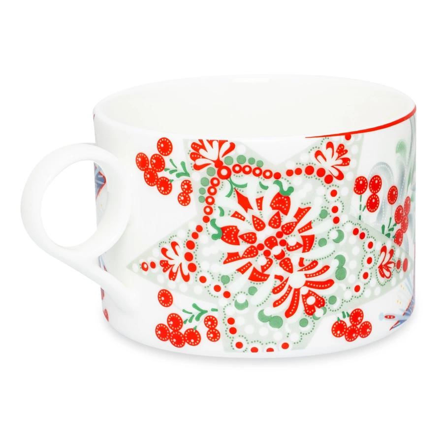 Чашка чайная с блюдцем Mix&Match Home Счастливая Звезда, фарфор