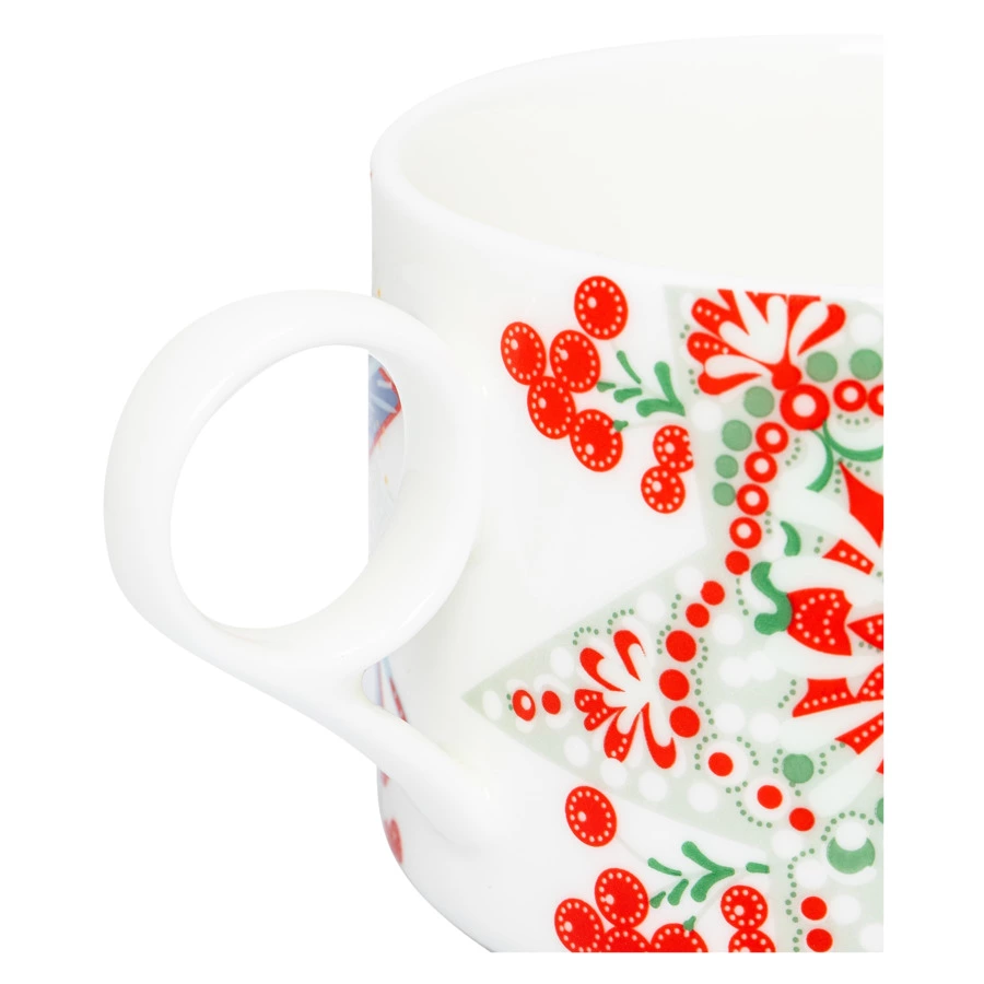 Чашка чайная с блюдцем Mix&Match Home Счастливая Звезда, фарфор