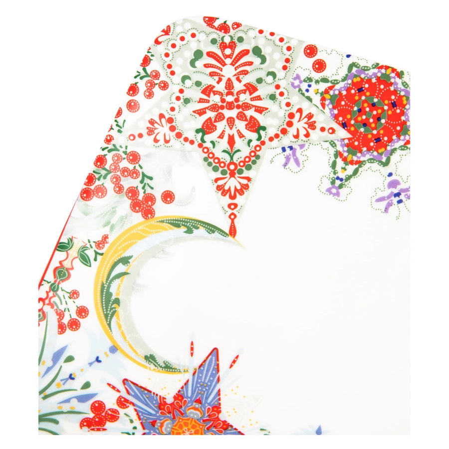 Блюдо прямоугольное Mix&Match Home Счастливая Звезда 38х17 см, фарфор